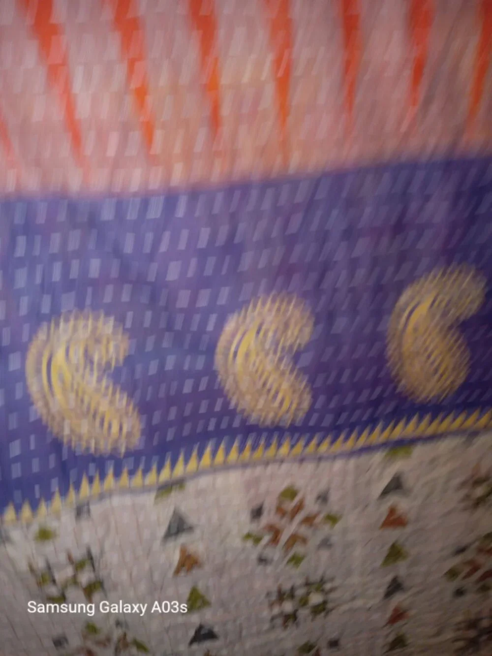 Kantha Quilt Yellow Green Red Black 50